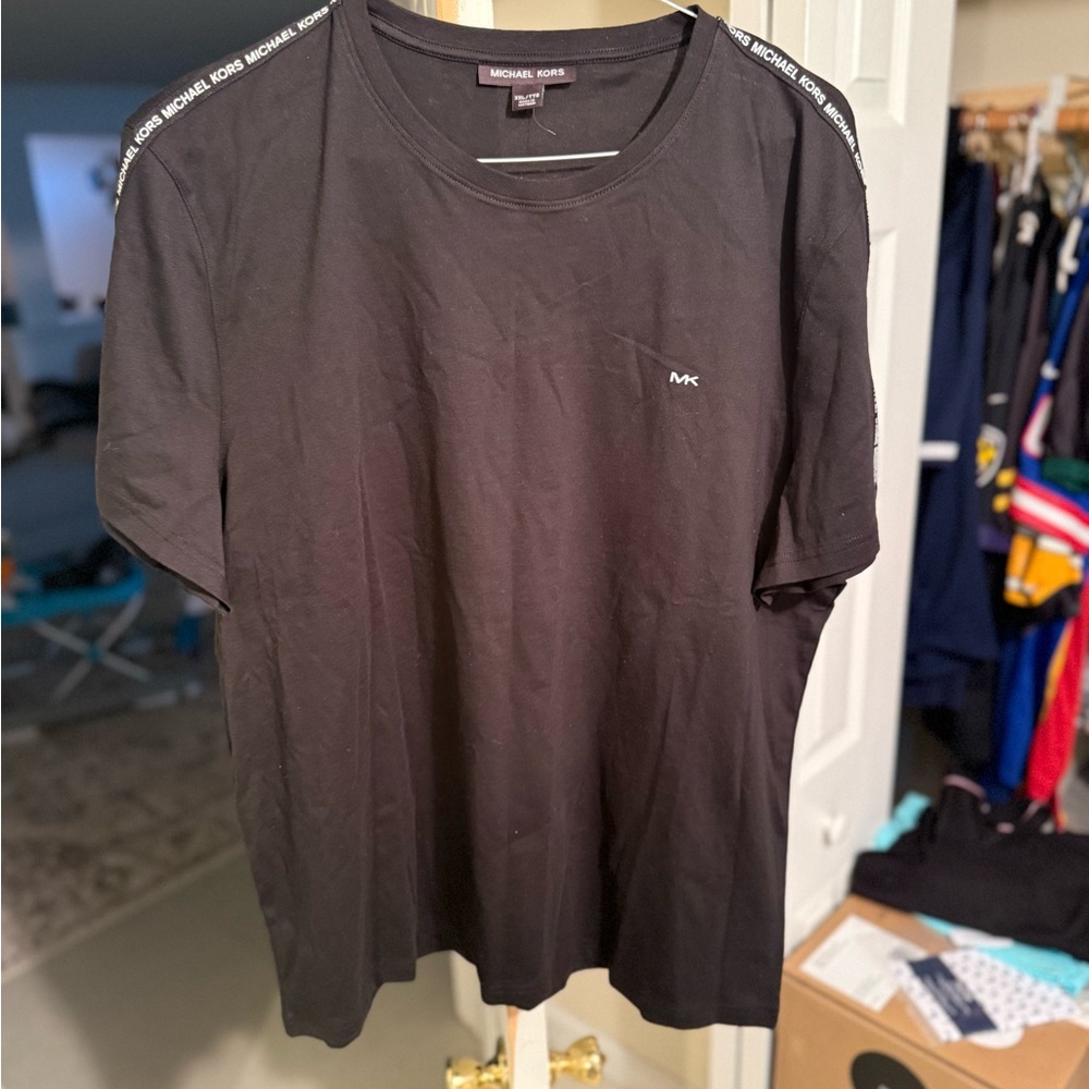 Michael Kors Black Short Sleeve Tee